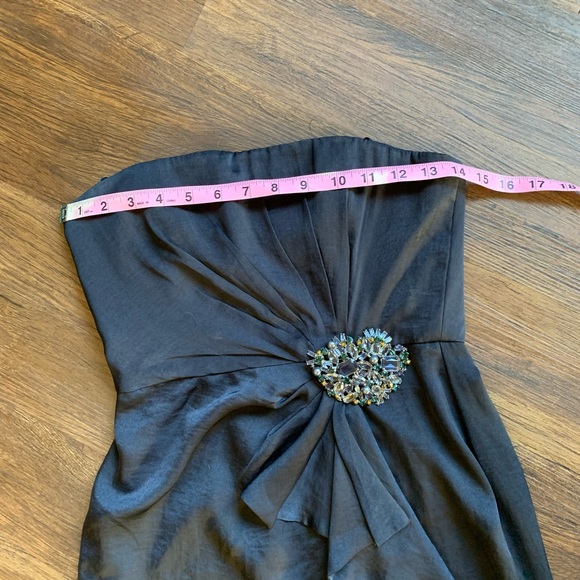 BCBGMaxAzria Ila Twilight Blue Strapless Formal Maxi Dress - Picture 13 of 16